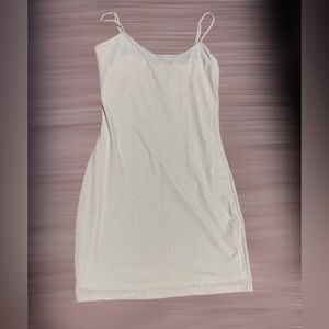 Made In Heaven Sequin Mini Dress In White from Lucy in the Sky Los Angeles